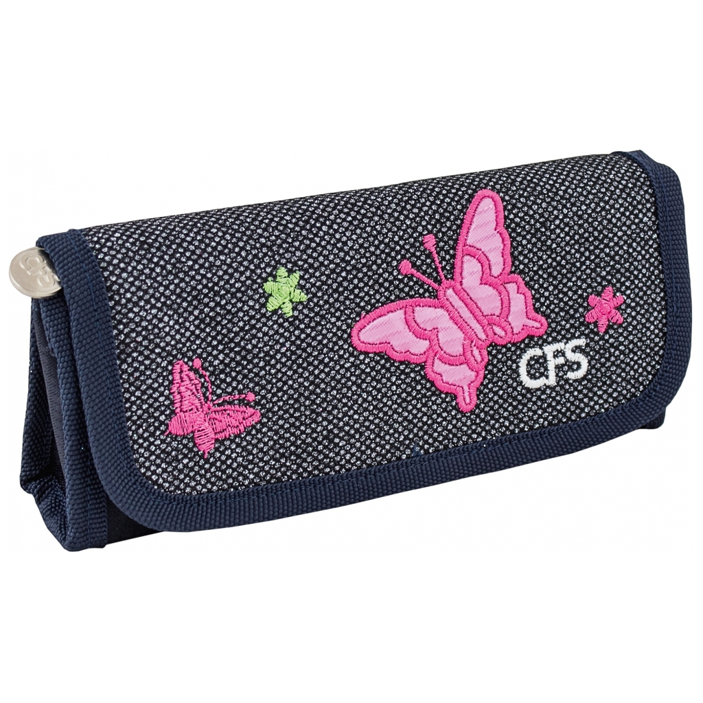 Пенал Cool For School Butterfly 1 відділення Фіолетовий (CF85588) - зображення 1