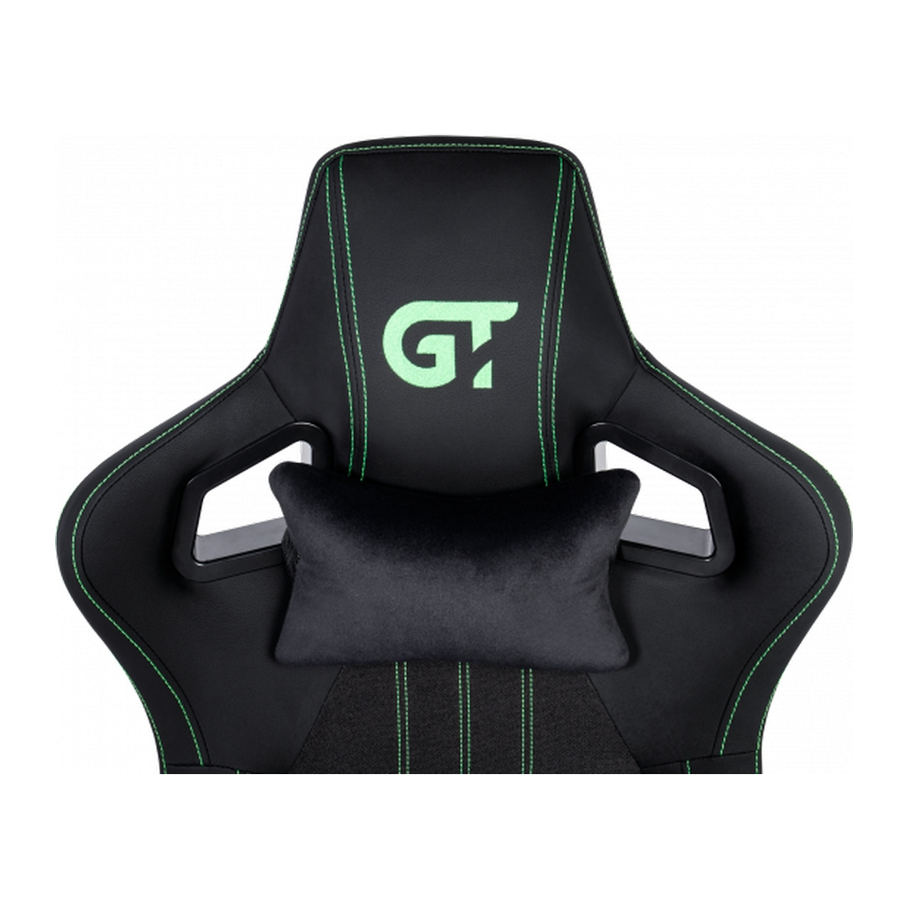 Крісло ігрове GT Racer X-8006 Black/Green (X-8006 Fabric Black/Green) - зображення 8