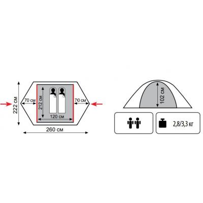 Намет Tramp Colibri v2 (TRT-034) - зображення 2