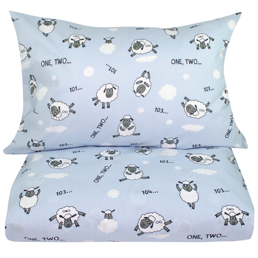 Дитячий постільний набір Home Line Ягнята блакитні (159127) - зображення 2