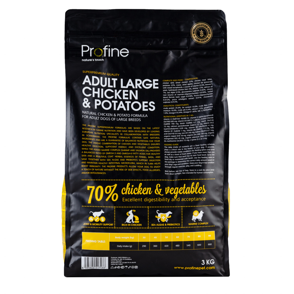 Сухий корм для собак Profine Adult Large Chicken з куркою та картоплею 3 кг (8595602517466) - зображення 3