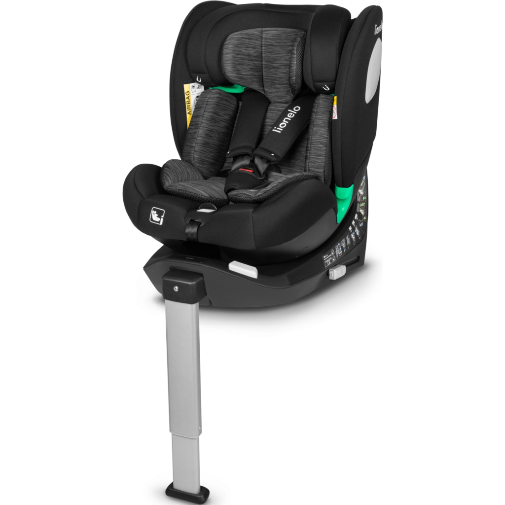 Автокрісло Lionelo Braam i-Size Black Carbon, чорно-сіре (LO-BRAAM I-SIZE BLACK CARBON) - зображення 2