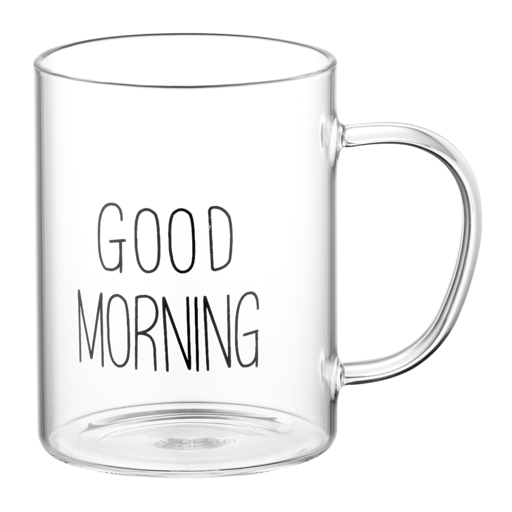 Набір чашок Ardesto Good Morning BMR 420 мл 2 шт прозорий (AR2642BMR) - изображение 1