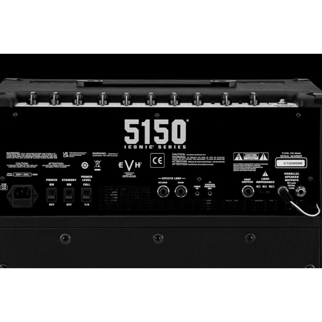 Комбопідсилювач EVH 5150 Iconic Series Combo 1x10 Black (234848) - зображення 7
