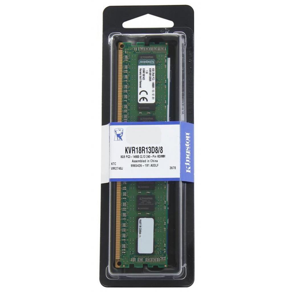 Модуль пам'яті для сервера DDR3 8GB ECC RDIMM 1866MHz 2Rx8 1.5V CL13 Kingston (KVR18R13D8/8) - зображення 3