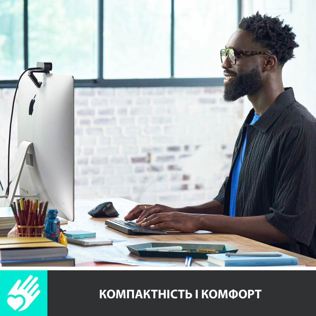 Клавіатура Logitech MX Keys Mini Wireless Illuminated UA Pale Grey (920-010499) - зображення 3