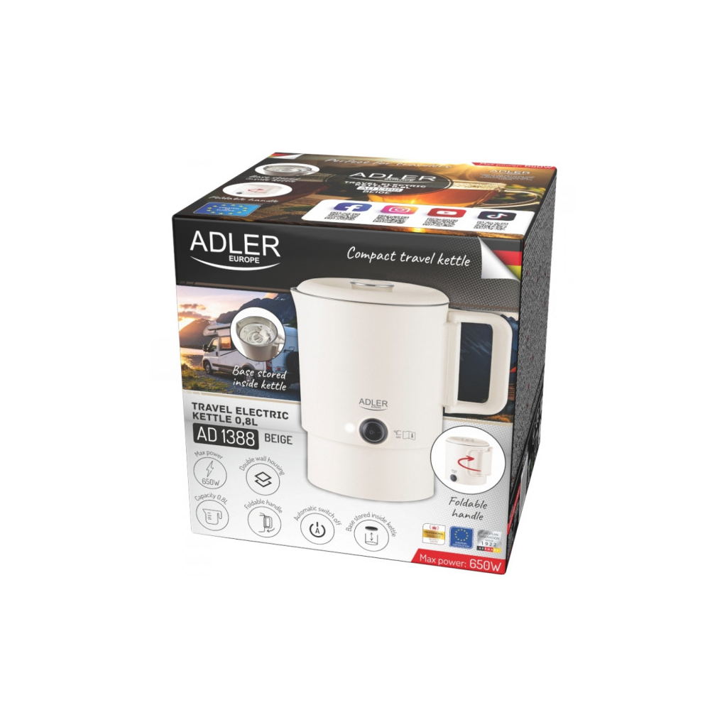 Електрочайник Adler AD 1388b - зображення 7