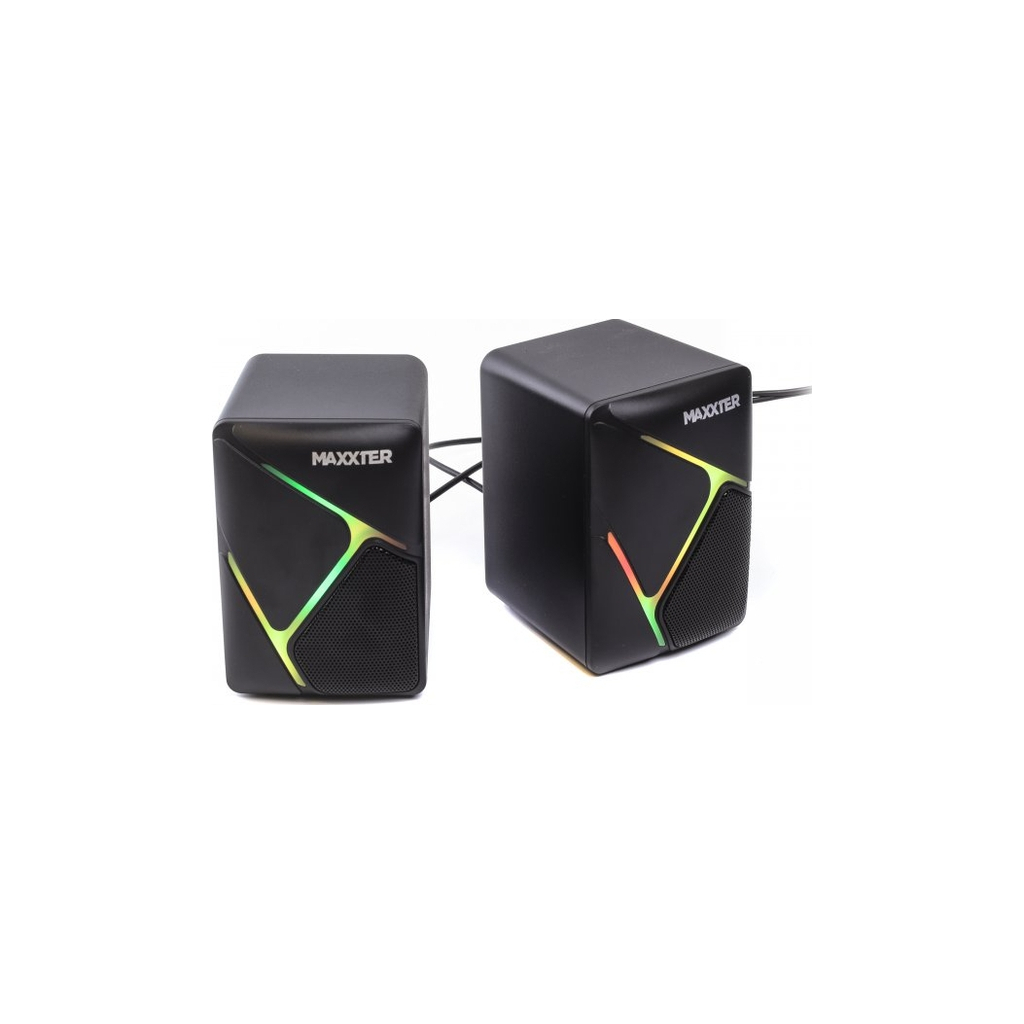 Акустична система Maxxter CSP-U004RGB USB Black (CSP-U004RGB) - зображення 1