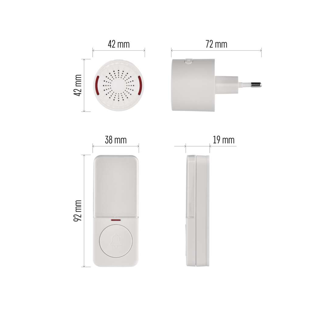 Дверний дзвінок EMOS бездротовий EMOS P5734 (P5734) - picture 8