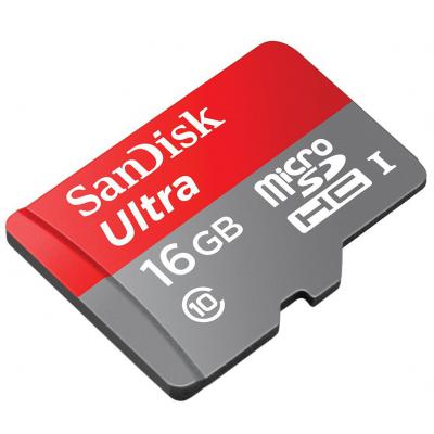 Карта пам'яті SanDisk 16GB microSDHC Class 10 UHS-I U3 (SDSQUNC-016G-GN6MA) - зображення 2