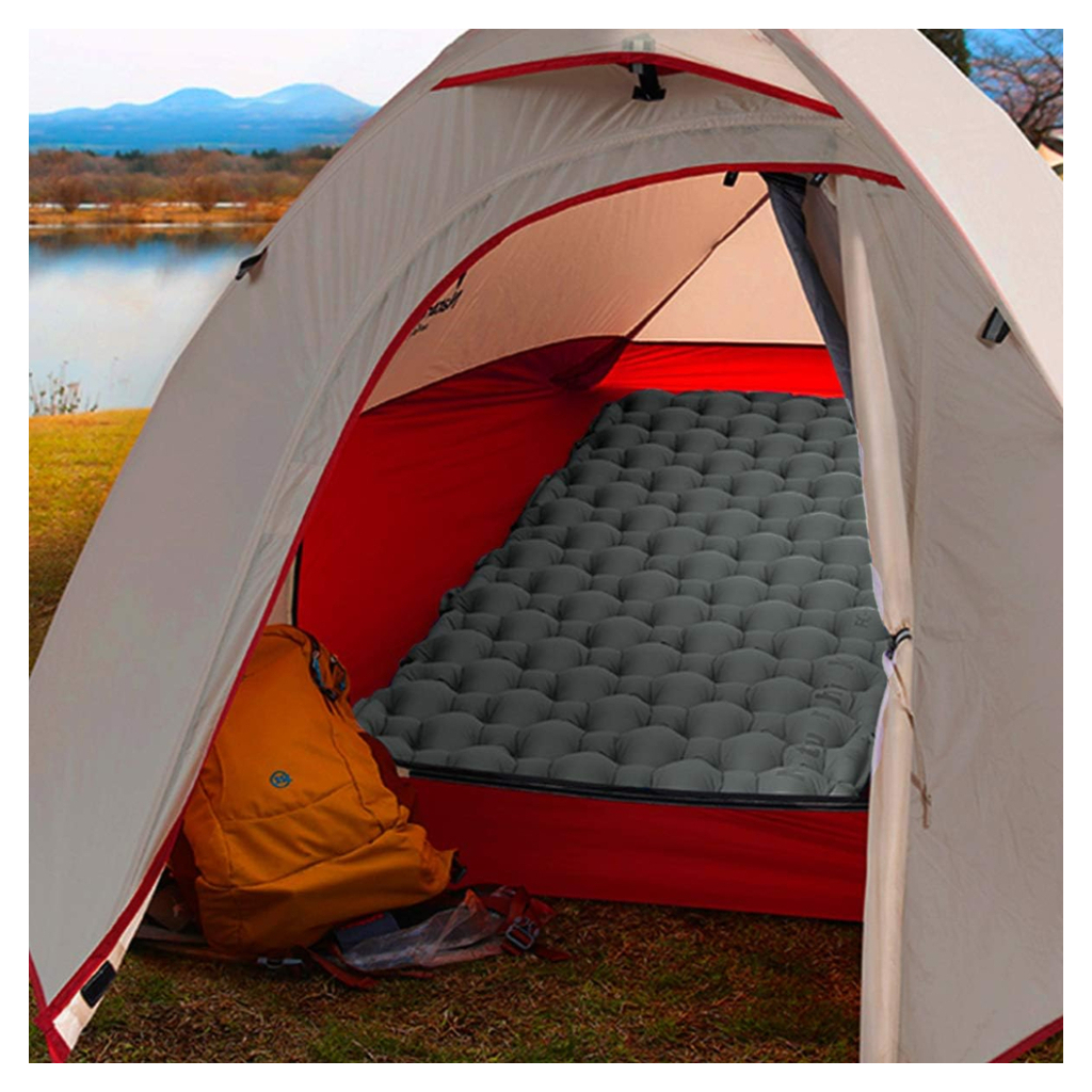 Туристичний килимок Naturehike надувний FC-10 NH19Z001-P 65 мм графіт (6927595735336) - зображення 2