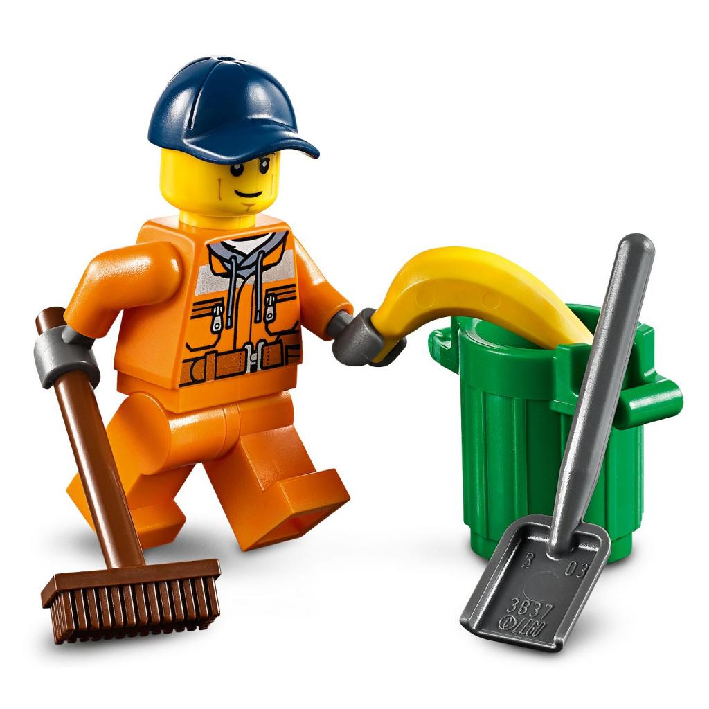 Конструктор LEGO City Great Vehicles Машина для очищення вулиць 89 деталей (60249) - зображення 4