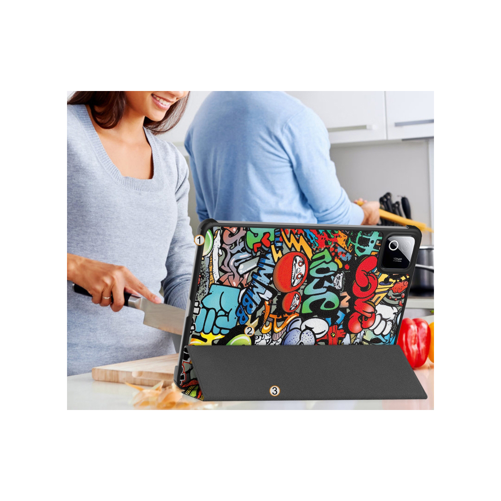 Чохол до планшета BeCover Smart Case Xiaomi Pad 8 / 8 Pro 11.2" Graffiti (714586) - зображення 6
