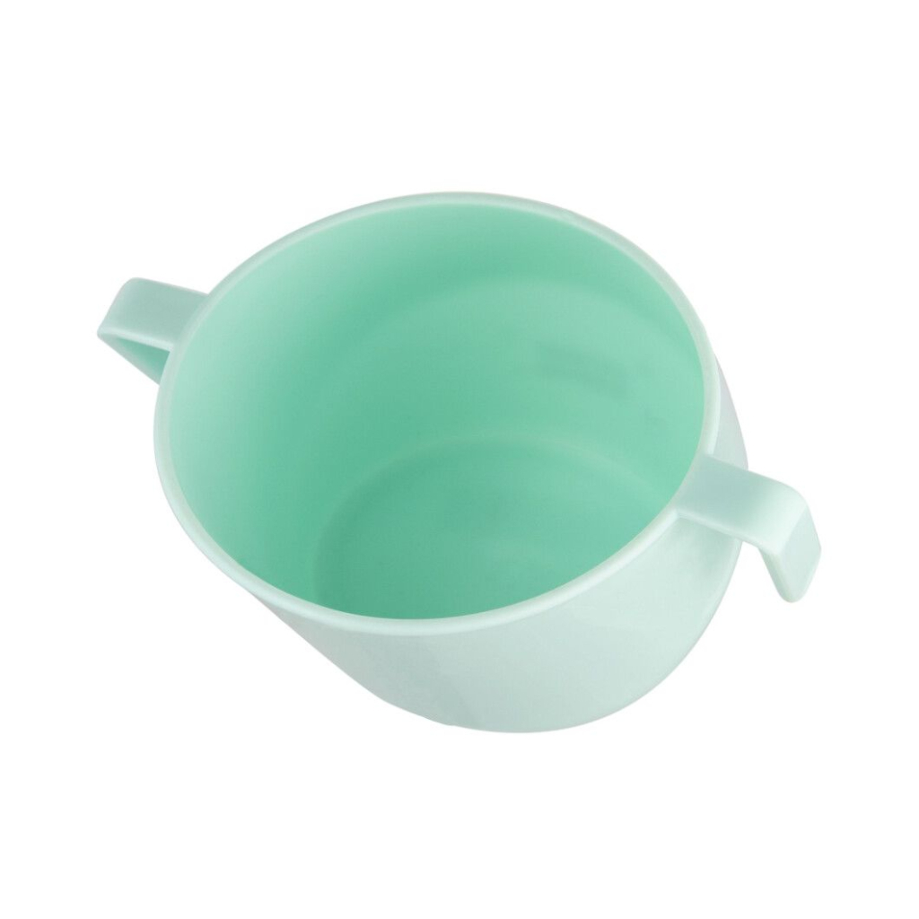 Набір дитячого посуду Canpol babies ергономічна кружка для навчання самостійного пиття, бірюзова (74/060_tur) - зображення 4