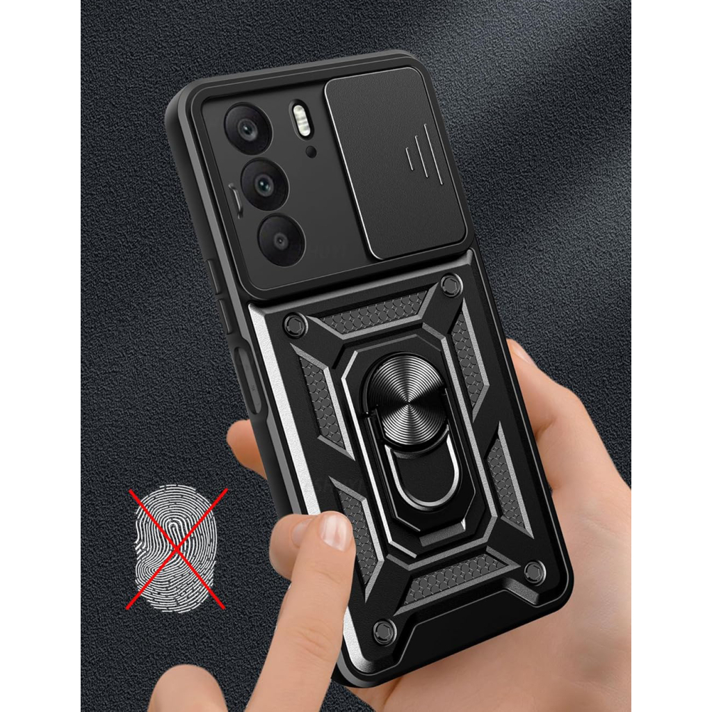 Чохол до мобільного телефона BeCover Military Realme C75 4G Black (713539) - зображення 4