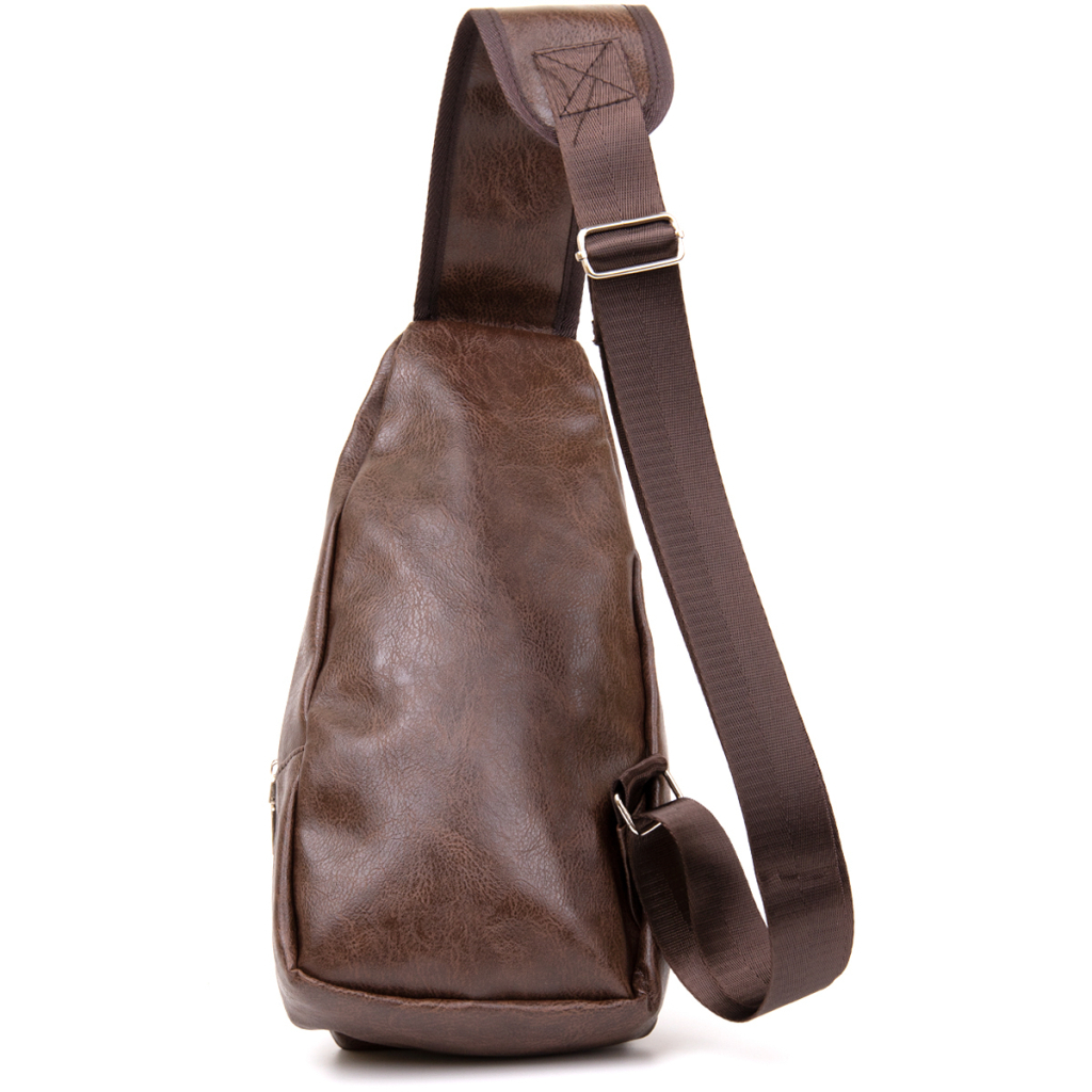 Сумка Vintage Крос боді смарт зі шкірозамінника Коричнева (20572) - зображення 2