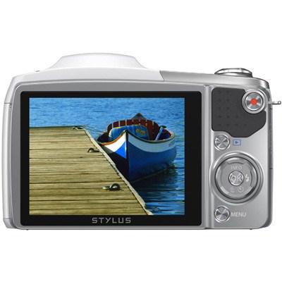 Цифровий фотоапарат Olympus SZ-16 white (V102100WE000) - зображення 2