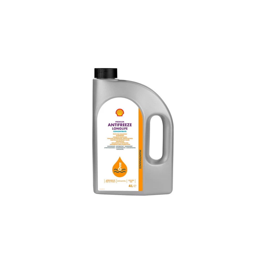 Антифриз Shell Premium LL 4л (конц. G12+ черв.) (3210) - зображення 1