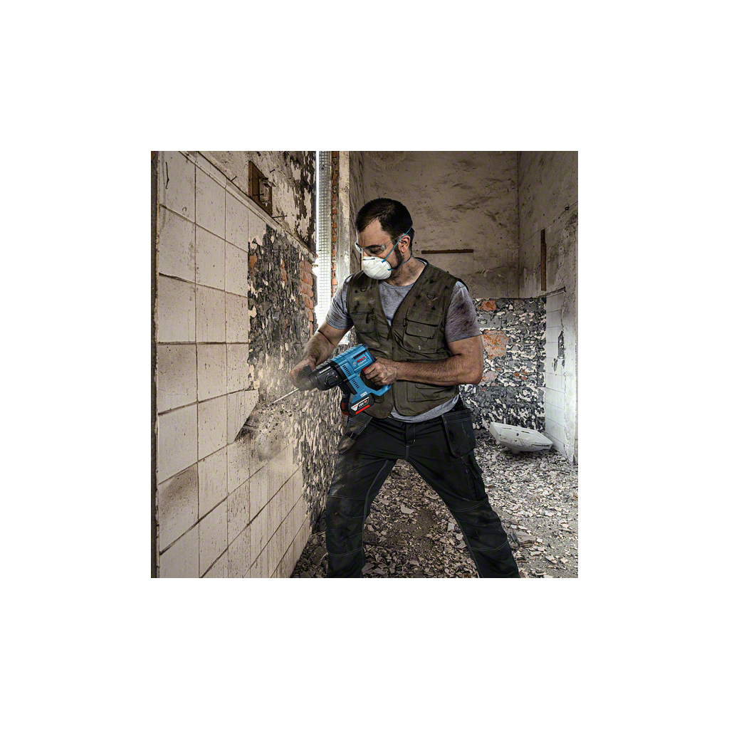 Перфоратор Bosch GBH 180-LI, 2х4Ah, 18, 2 Дж, 2.3 кг (0.611.911.121) - изображение 10