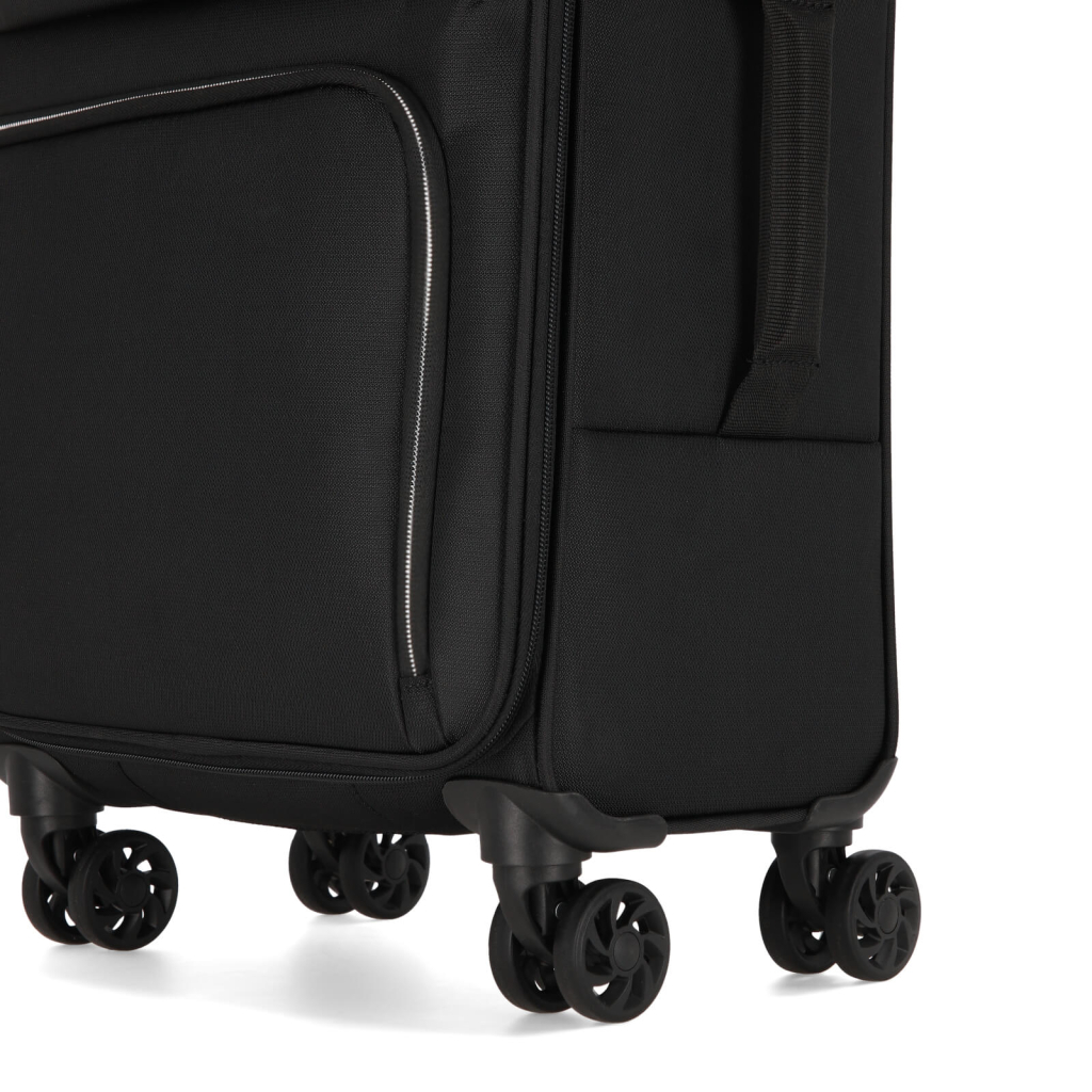 Валіза Bagland Stella маленька 31 л чорна (1142821822) - зображення 9
