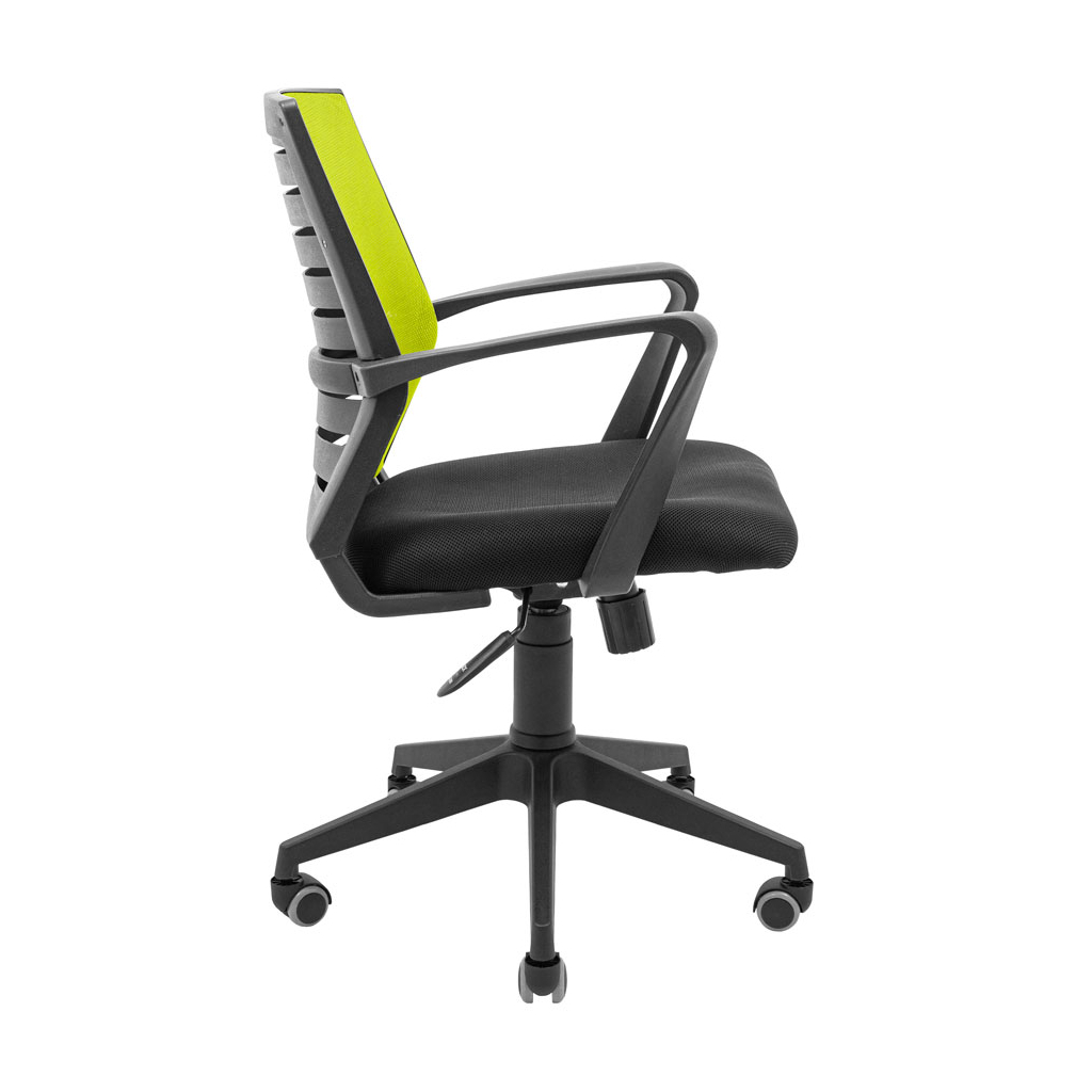 Офісне крісло Richman Флеш Ю Пластик М-1 (Tilt) Сітка чорна + зелена (ADD0003068) - зображення 3