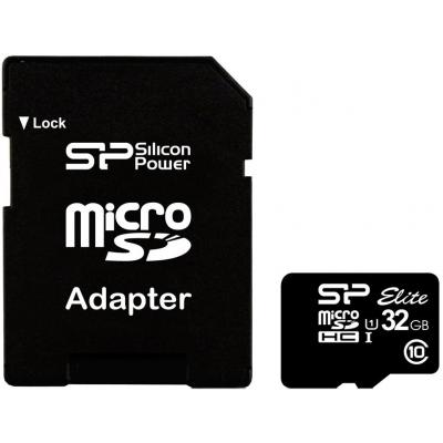 Карта пам'яті Silicon Power 32GB microSD Class 10 UHS-ISDR (SP032GBSTHBU1V10SP) - зображення 1