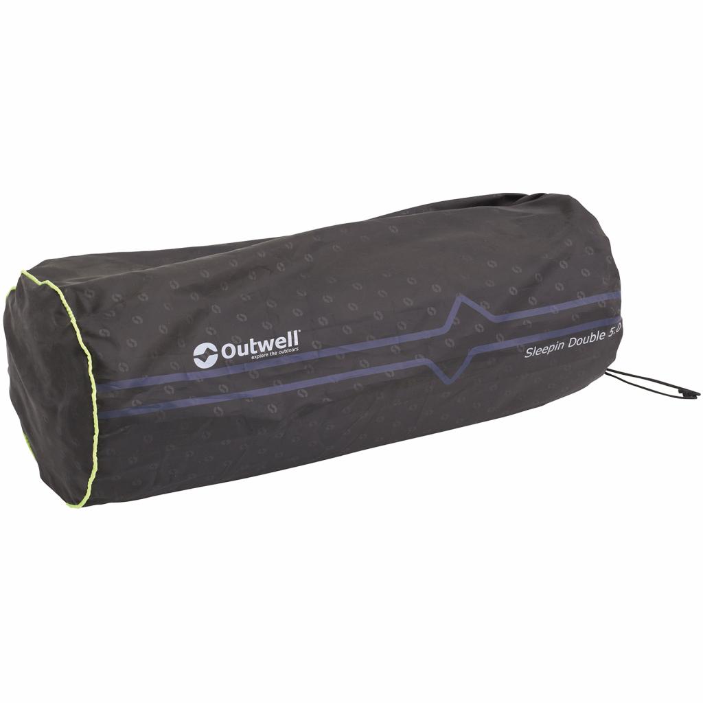 Туристичний килимок Outwell Self-inflating Mat Sleepin Double 5 cm Black (928852) - зображення 2