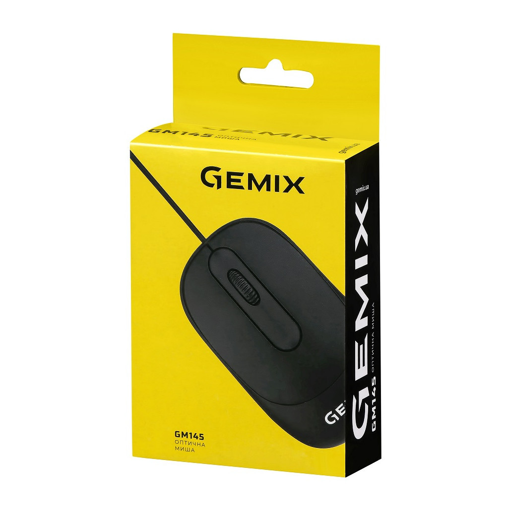 Мишка Gemix GM145 USB Black (GM145Bk) - зображення 7