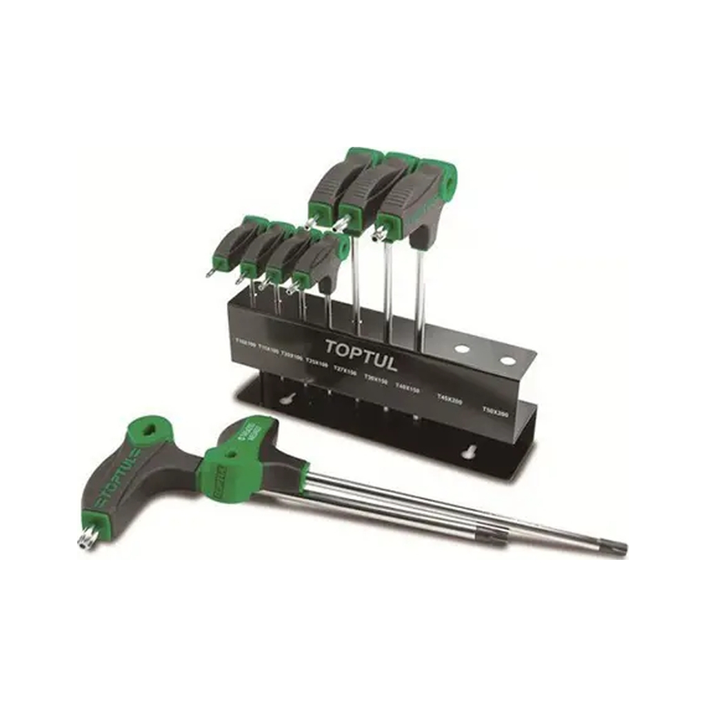 Ключ Toptul TORX з ручкою L-подібний T10-T50 9шт. (GAAX0901) - зображення 1