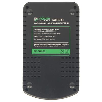 Зарядний пристрій для акумуляторів PowerPlant PP-EU402 / АА, AAA (AA620005) - зображення 2