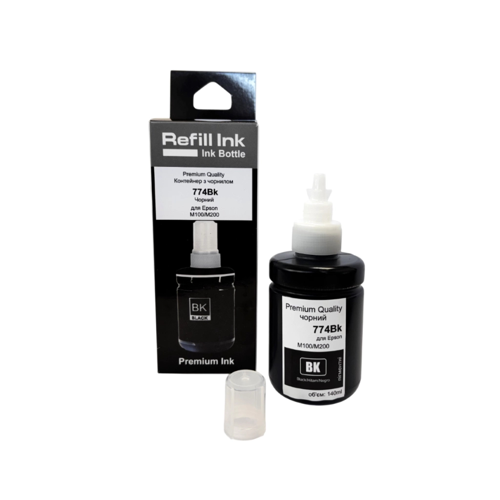 Чорнило Premium Quality Epson 774 140мл Black Pigment C13T77414A (70264913) - зображення 1