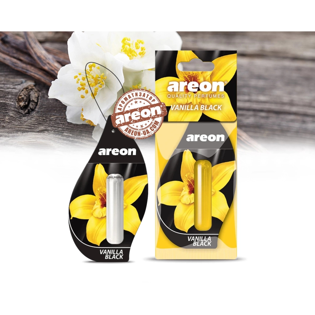 Ароматизатор для автомобіля Areon Vanilla Black 5 мл (83484) - зображення 2