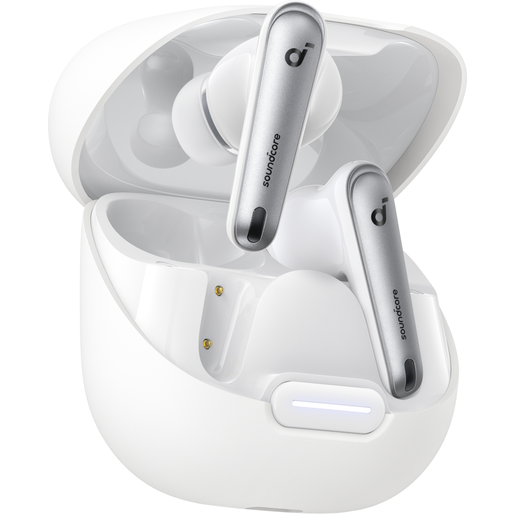 Навушники Anker SoundСore Liberty 4 NC Clear White (A3947G21) - изображение 1