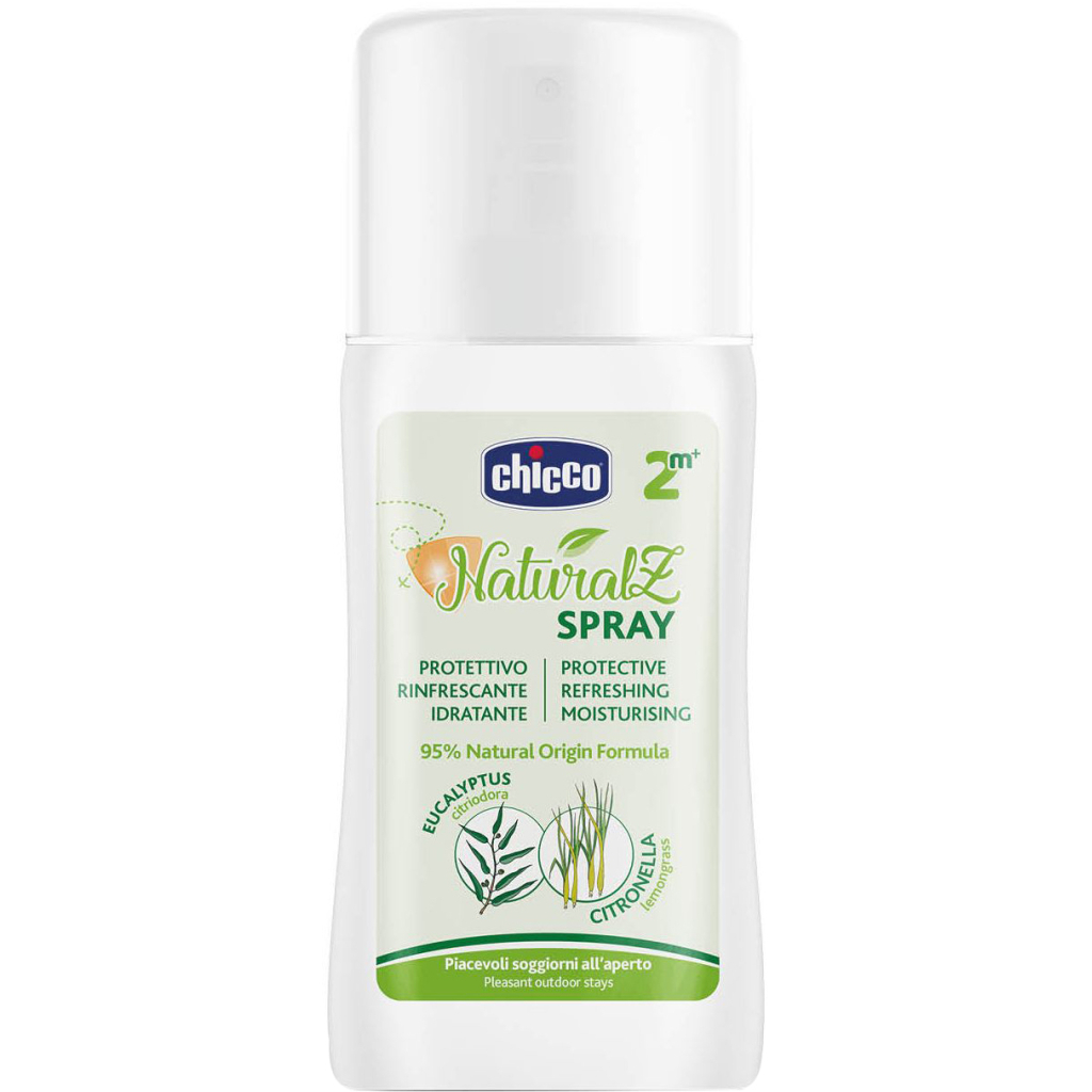 Спрей від комах Chicco Naturalz захисний від комарів 100 мл (8058664166343) - зображення 1