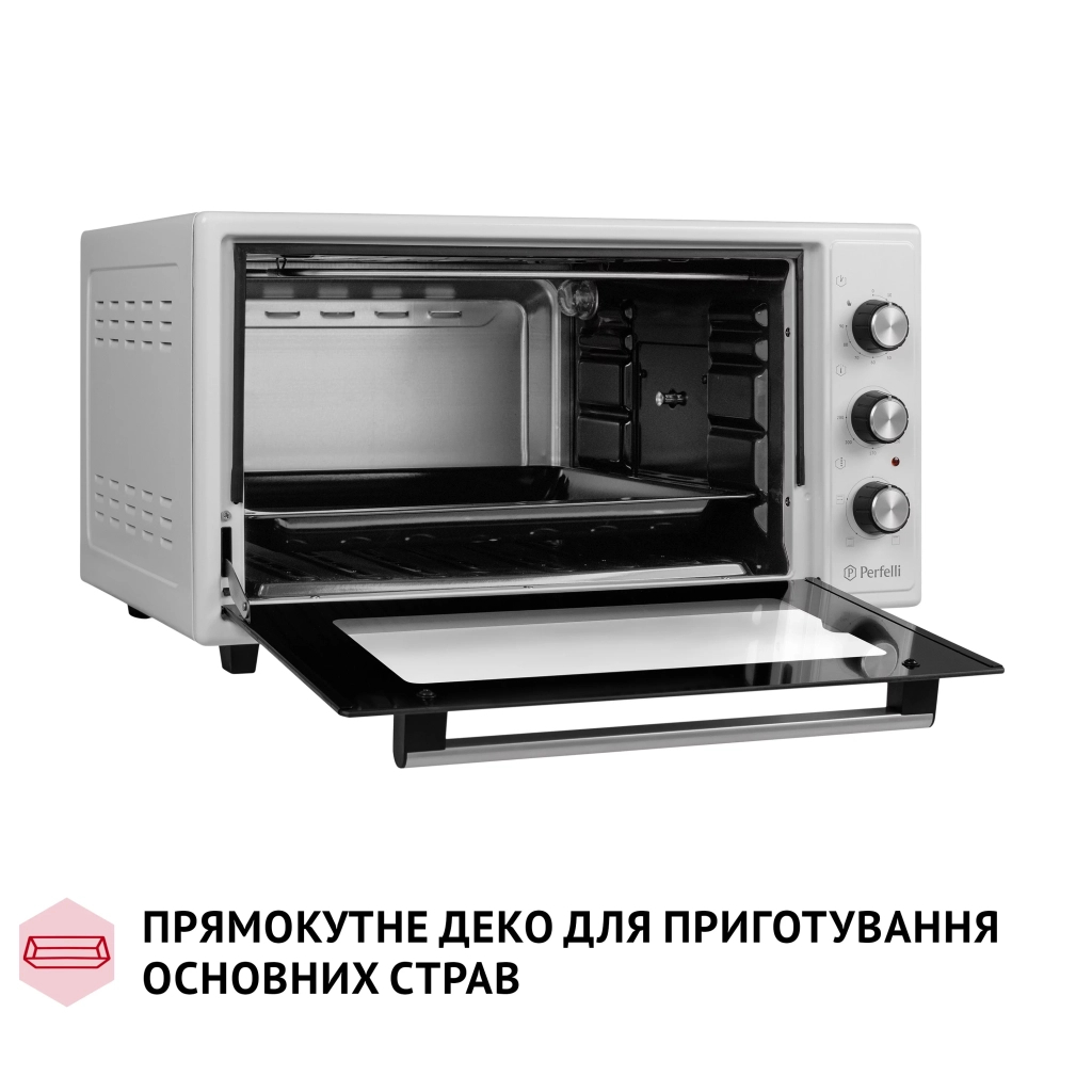 Електропіч Perfelli MIRAGE 48 WHITE - зображення 8