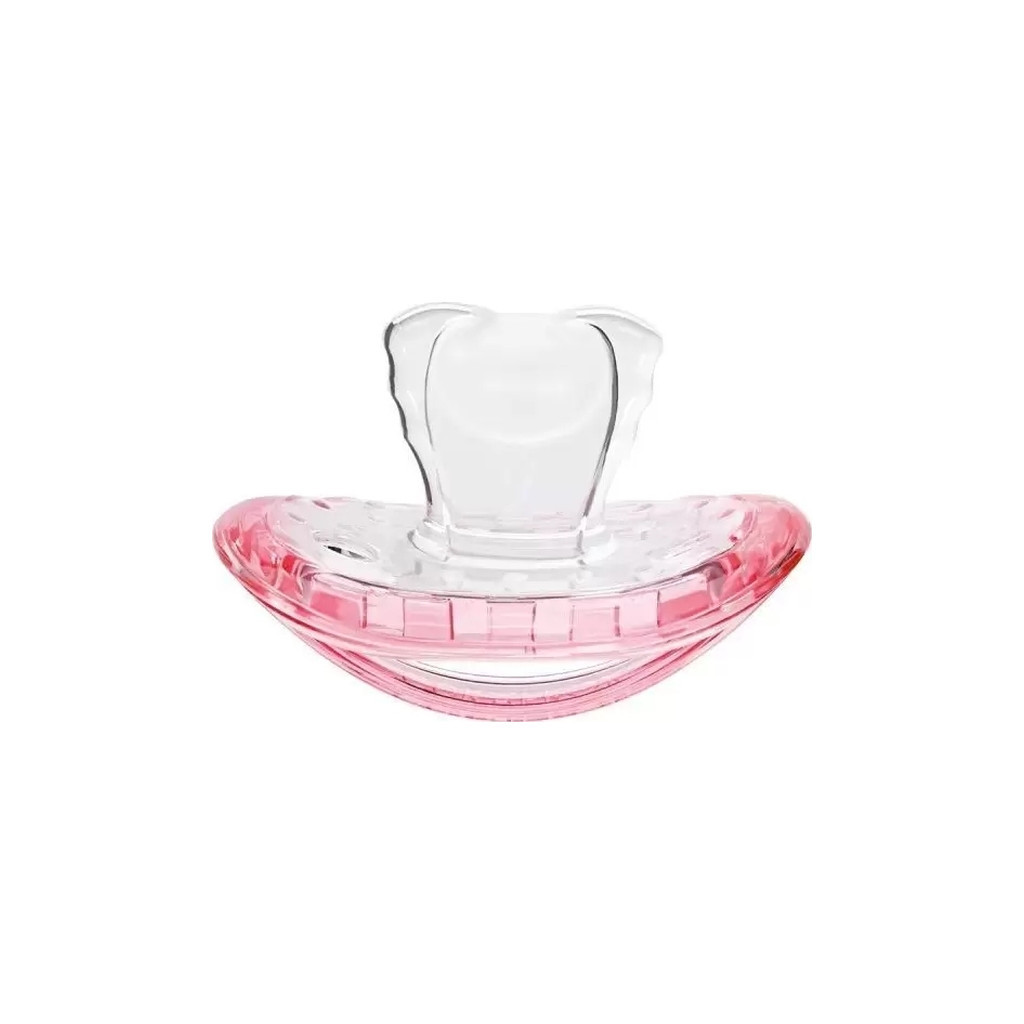 Пустушка Curaprox + контейнер для зберігання 18-36 міс. рожева (Babysoother pink size 2) - зображення 1