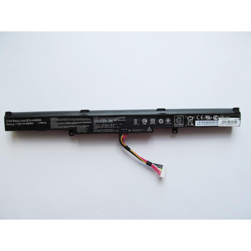 Акумулятор до ноутбука AlSoft Asus N552 A41N1501, 3100mAh (48Wh), 4cell, 15V, Li-ion (A47398) - зображення 1
