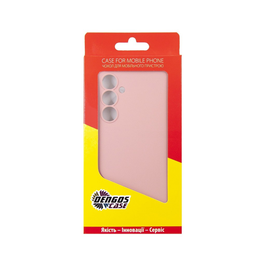 Чохол до мобільного телефона Dengos Samsung Galaxy A55 5G + Glass Pink (DG-KM-92) - зображення 4
