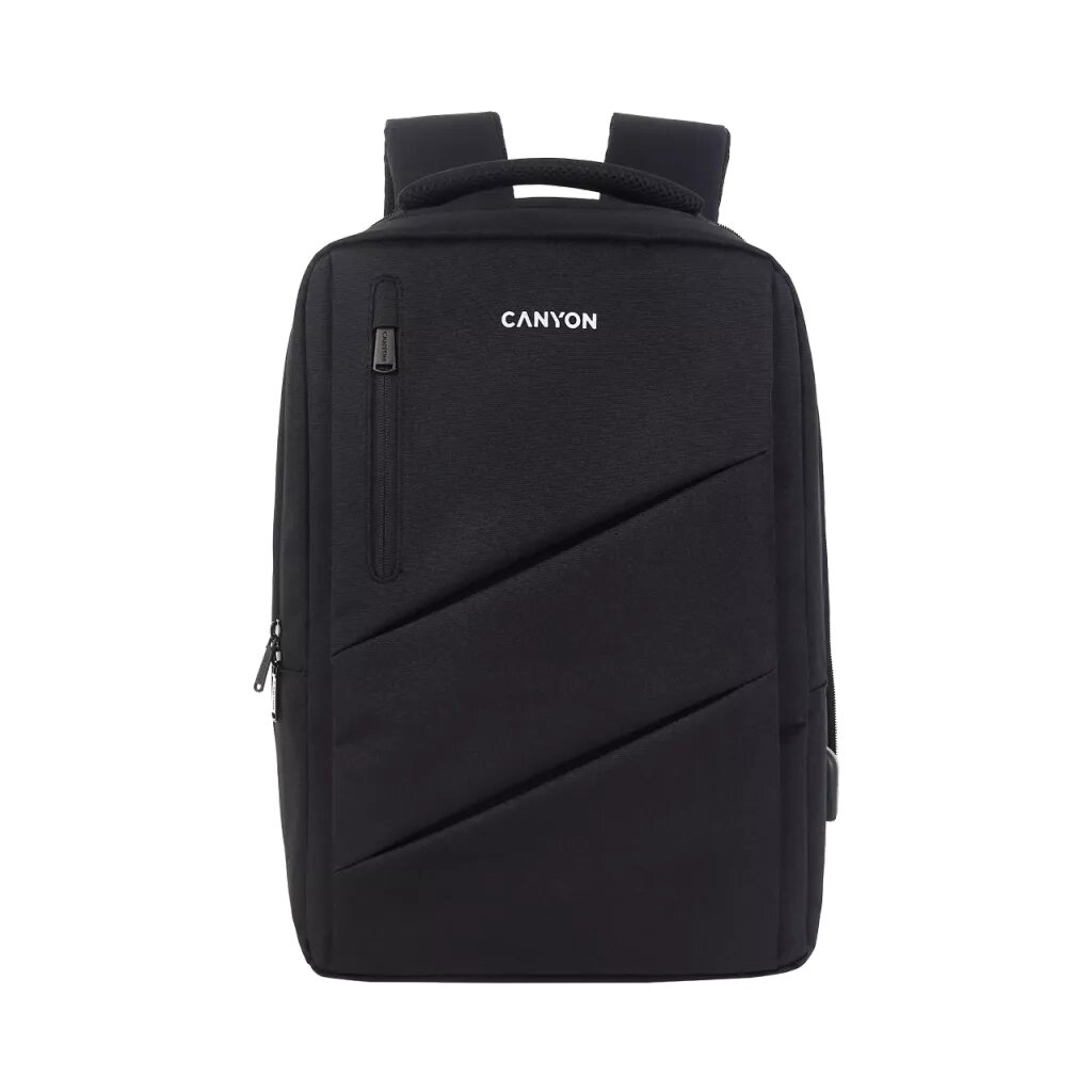 Рюкзак для ноутбука Canyon 15.6" BPE-5 Urban, USB, 12-18L, Black (CNS-BPE5B1) - зображення 1