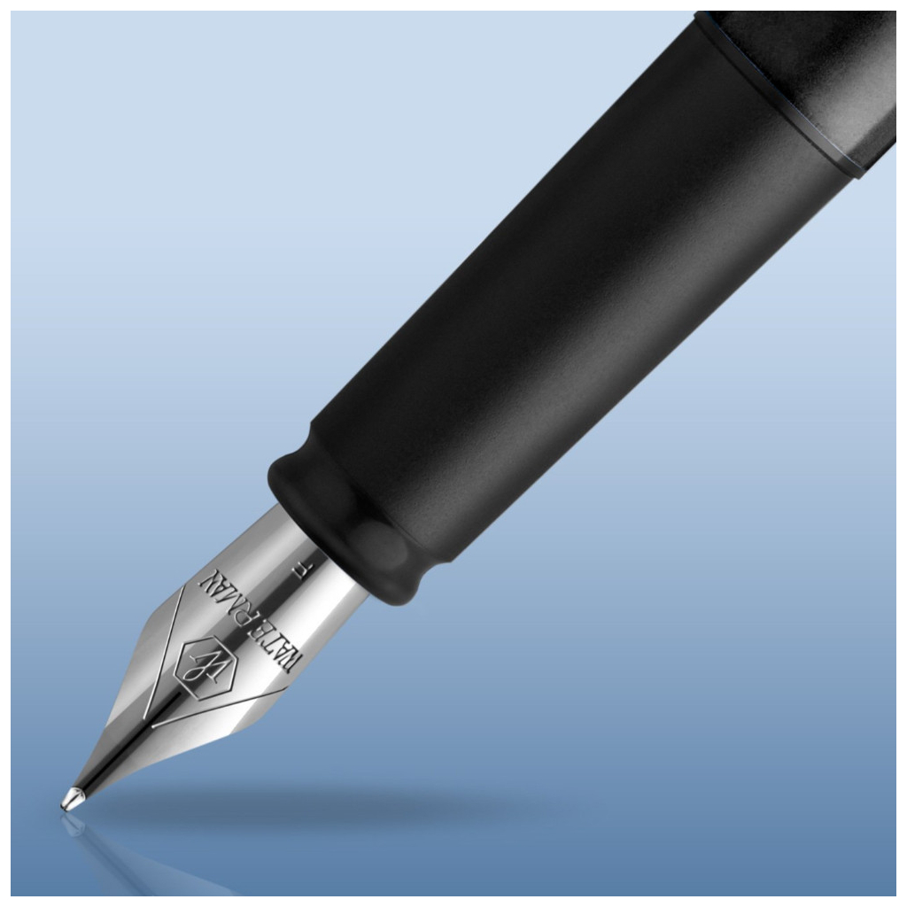 Ручка пір'яна Waterman ALLURE Black CT  FP F блістер (13 311b) - зображення 4