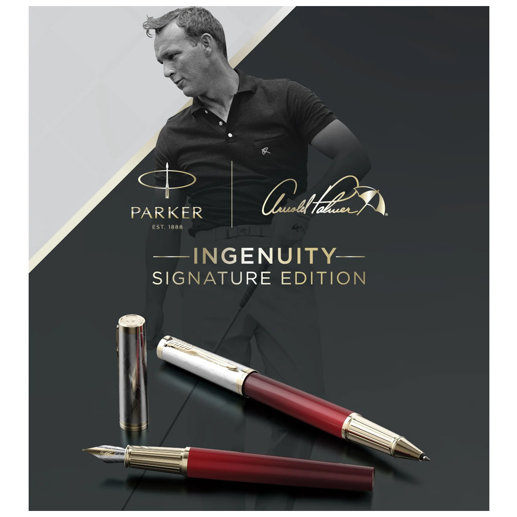 Ручка пір'яна Parker INGENUITY SE Arnold Palmer Signature Limited Edition GT  FP F (61 111) - зображення 5