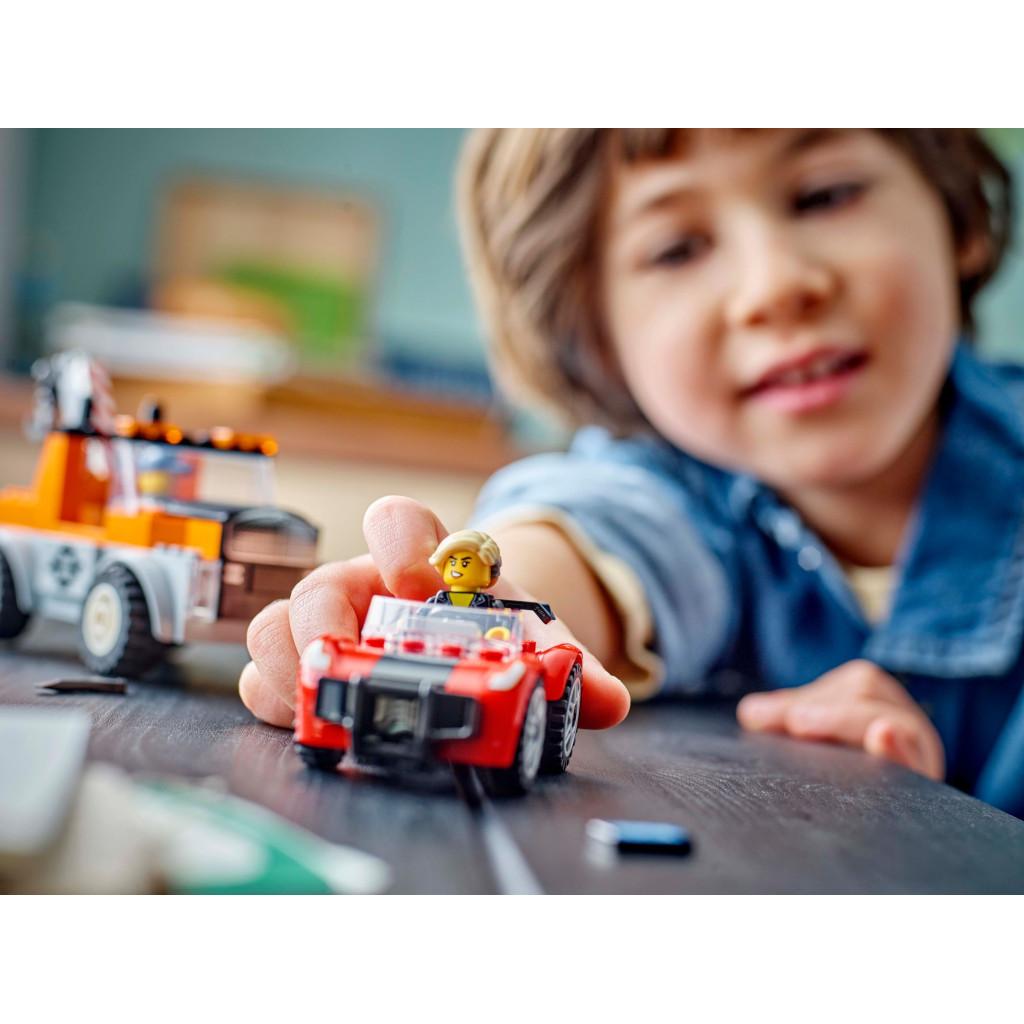 Конструктор LEGO City Евакуатор і ремонт спортивних авто (60435) - зображення 9