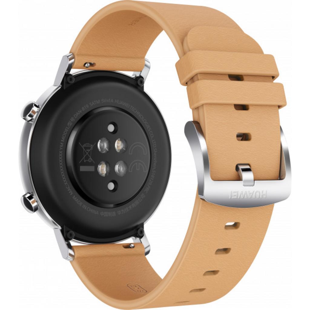 Ремінець до смарт-годинника Huawei for Watch GT 2 20mm Khaki Leather Strap (55031979) - зображення 1