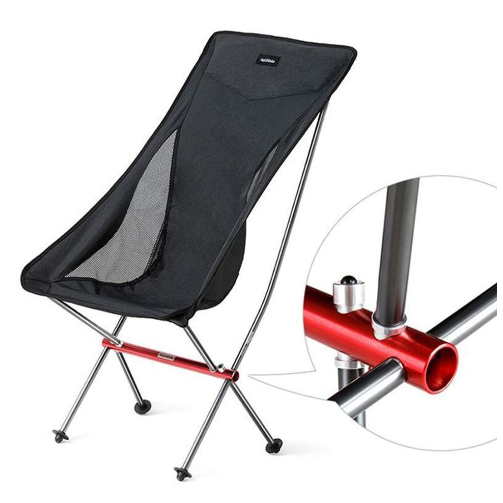 Крісло складане Naturehike YL06 NH18Y060-Z Black (6927595733608) - зображення 4