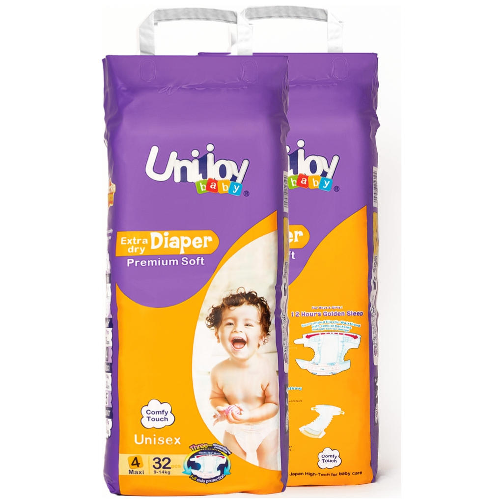 Підгузки Unijoy baby Soft L 4 (9-14 кг) 34 шт (6998526216194) - зображення 5