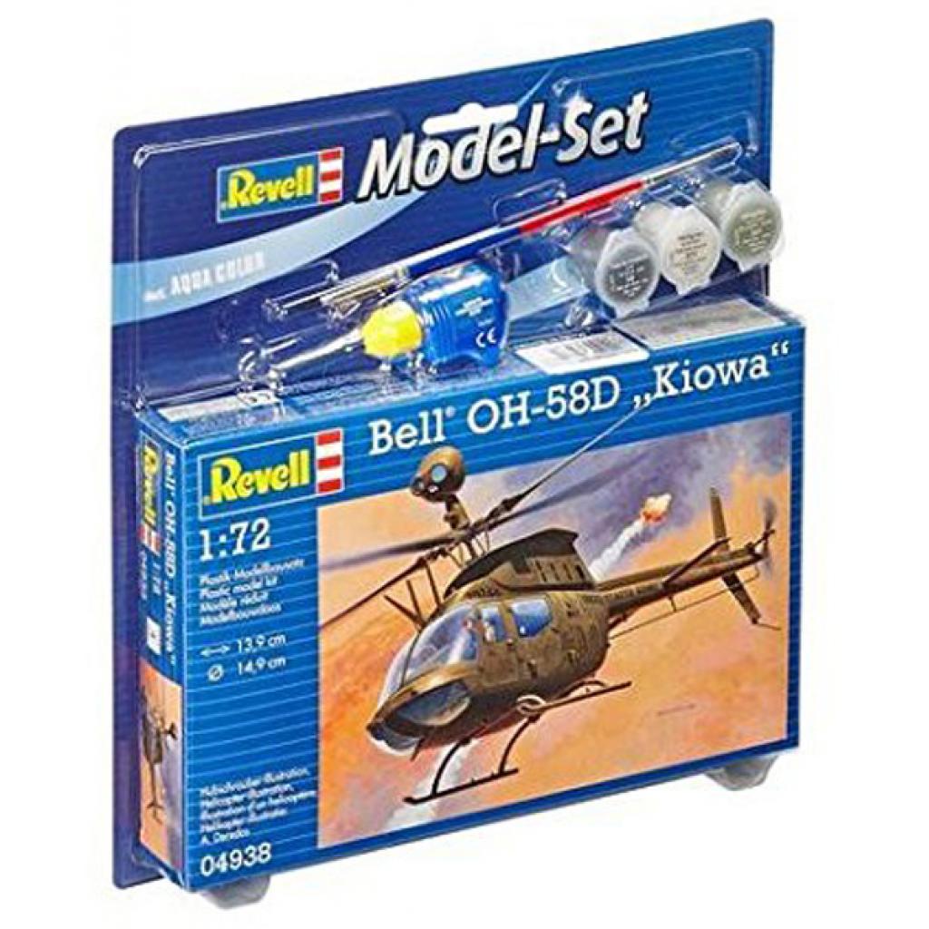 Збірна модель Revell Багатоцільовий вертоліт Bell OH-58D Kiowa 1:72 (64938) - зображення 1