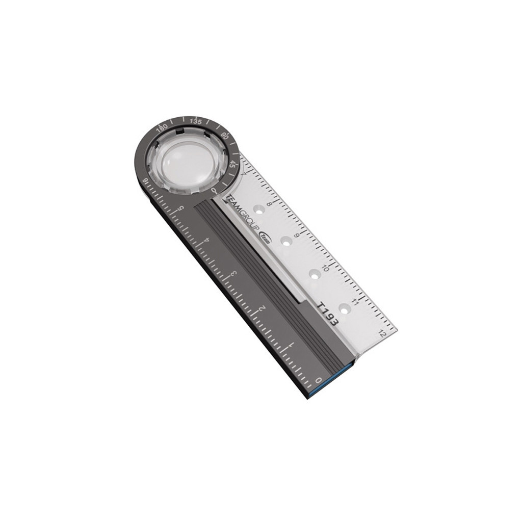 USB флеш накопичувач Team 32GB T193 Nickel Black USB 3.2 (TT19332GF01) - зображення 2