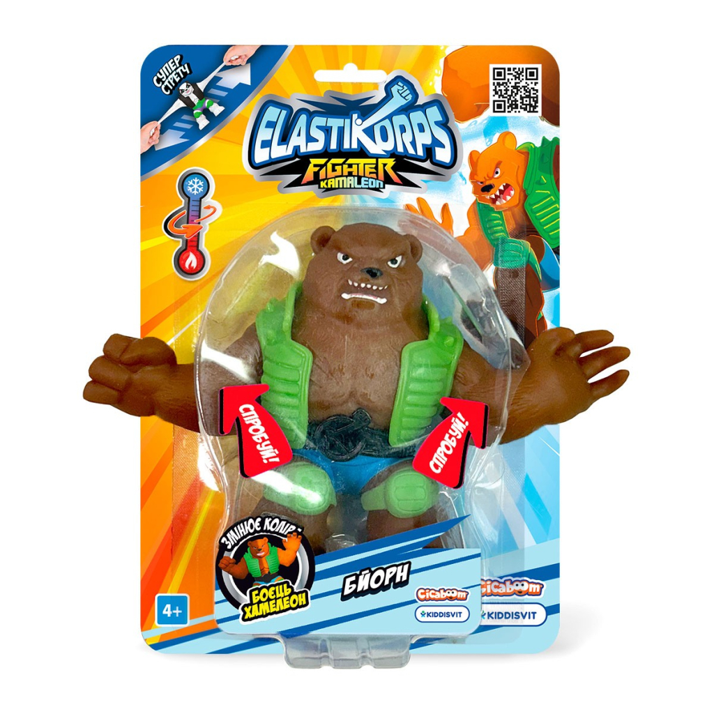 Антистрес Elastikorps Fighter Kamaleon Тигр (ELAKAM-HERO1-BL) - изображение 1