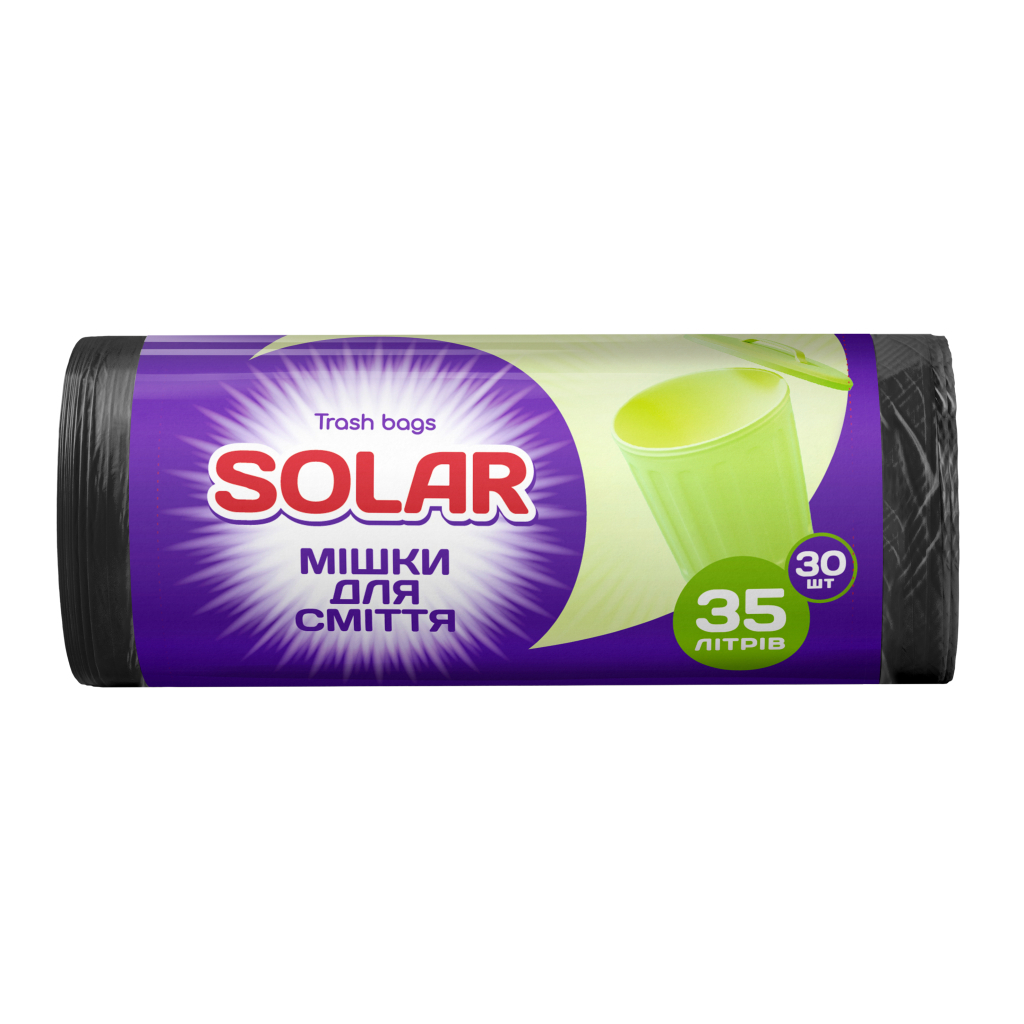 Пакети для сміття Solar Household 35 л 30 шт. (4820269930032) - зображення 1