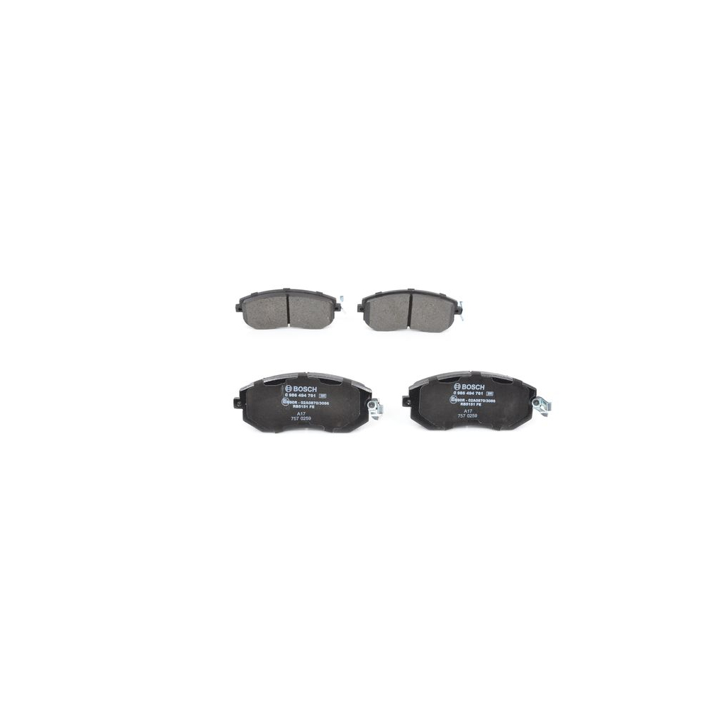 Гальмівні колодки Bosch 0986494761 - зображення 6